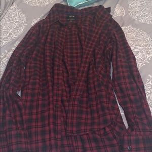 Black and red flannel